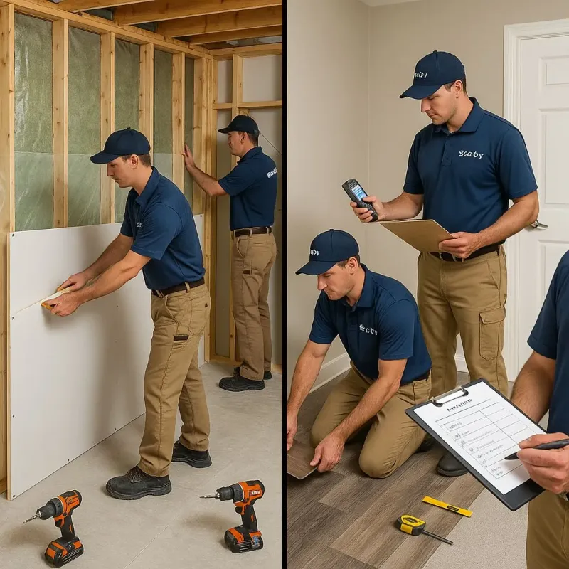 Repairs and Reconstruction process in Osseo, WI